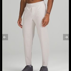 lululemon GridLiner Fleece Jogger Heathered Dove Grey Men’s Size S NWT